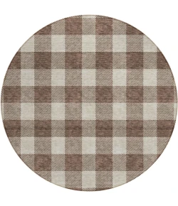 Addison Chantille ACN923-Brown 8 ft. X 8 ft. Round Rug