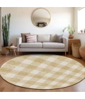 Addison Chantille ACN923-Gold 8 ft. X 8 ft. Round Rug