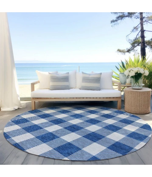 Addison Chantille ACN923-Navy 8 ft. X 8 ft. Round Rug