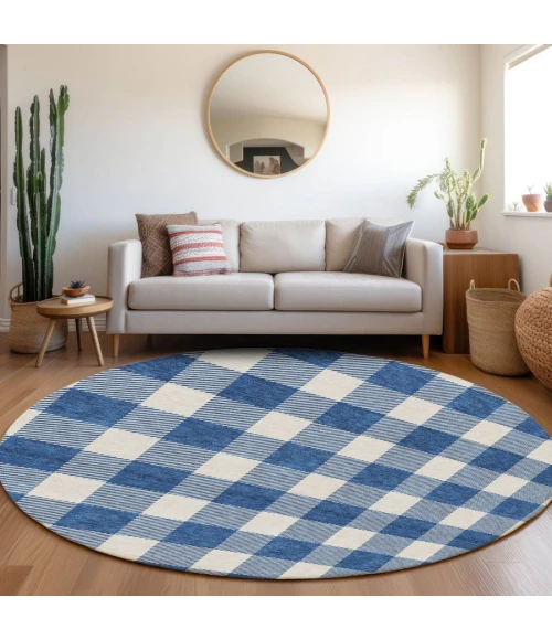 Addison Chantille ACN923-Navy 8 ft. X 8 ft. Round Rug