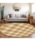 Addison Chantille ACN923-Orange 8 ft. X 8 ft. Round Rug