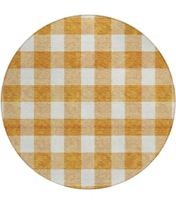 Addison Chantille ACN923-Orange 8 ft. X 8 ft. Round Rug