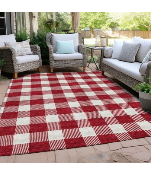 Addison Chantille ACN923-Red 5 ft. X 7 ft. 6 in. Rectangle Rug