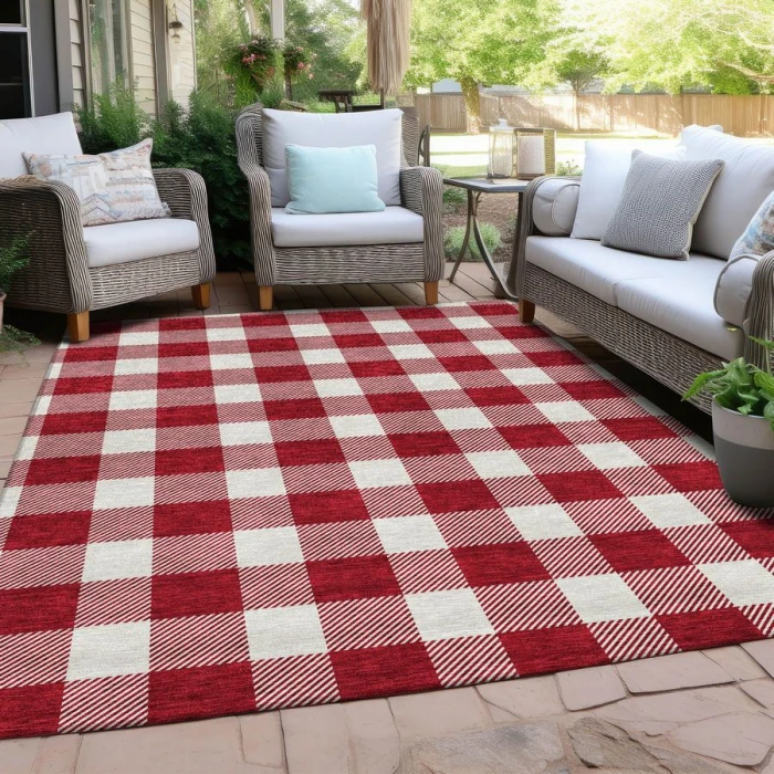 Addison Chantille ACN923-Red 5 ft. X 7 ft. 6 in. Rectangle Rug