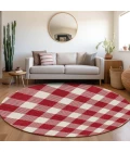 Addison Chantille ACN923-Red 8 ft. X 8 ft. Round Rug