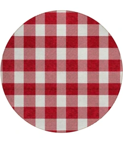 Addison Chantille ACN923-Red 8 ft. X 8 ft. Round Rug