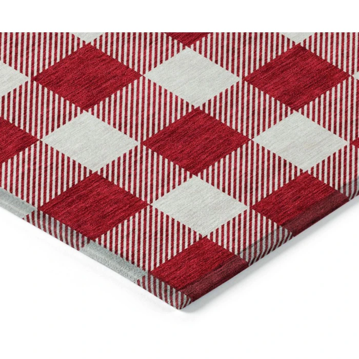 Addison Chantille ACN923-Red 8 ft. X 8 ft. Round Rug
