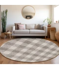 Addison Chantille ACN923-Taupe 8 ft. X 8 ft. Round Rug