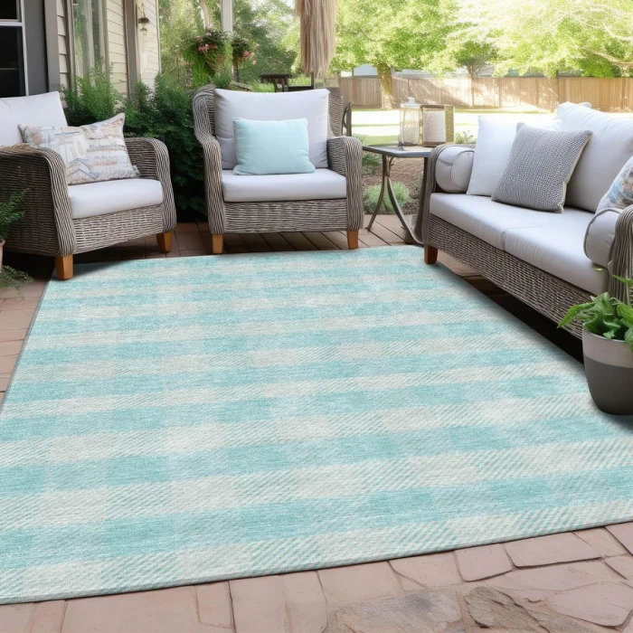 Addison Chantille ACN924-Aqua 10 ft. X 14 ft. Rectangle Rug