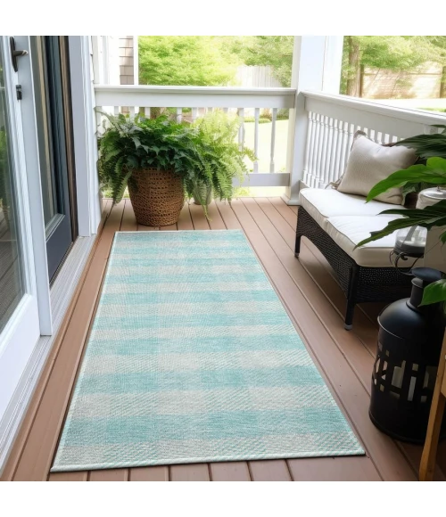 Addison Chantille ACN924-Aqua 2 ft. 3 in. X 7 ft. 6 in. Rectangle Rug