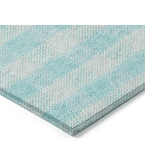 Addison Chantille ACN924-Aqua 8 ft. X 8 ft. Round Rug