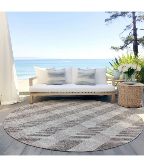 Addison Chantille ACN924-Beige 8 ft. X 8 ft. Round Rug