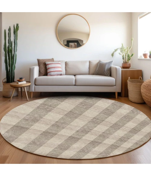Addison Chantille ACN924-Beige 8 ft. X 8 ft. Round Rug