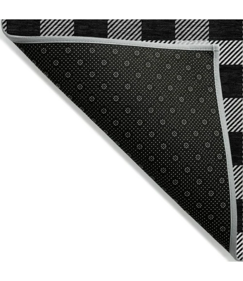 Addison Chantille ACN924-Black 8 ft. X 8 ft. Round Rug