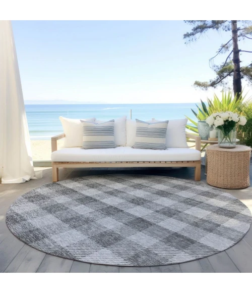 Addison Chantille ACN924-Gray 8 ft. X 8 ft. Round Rug