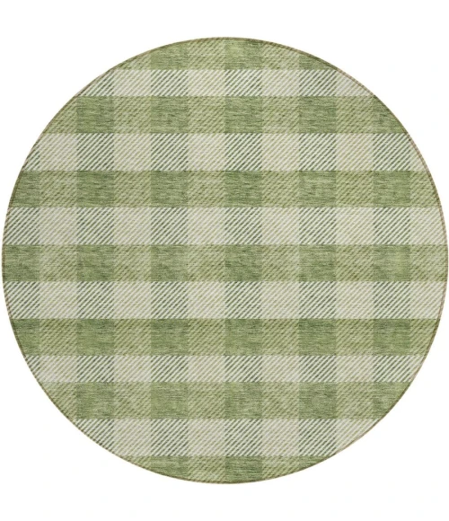 Addison Chantille ACN924-Green 8 ft. X 8 ft. Round Rug