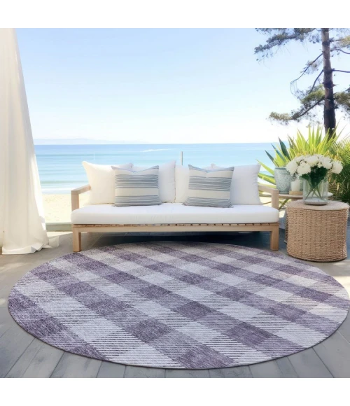 Addison Chantille ACN924-Lavender 8 ft. X 8 ft. Round Rug