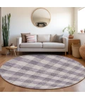 Addison Chantille ACN924-Lavender 8 ft. X 8 ft. Round Rug