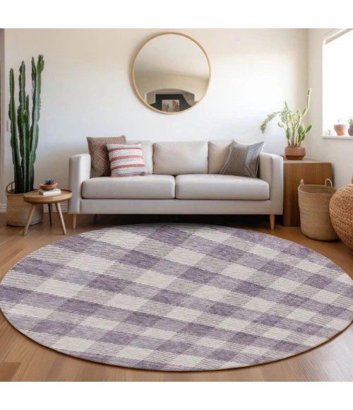 Addison Chantille ACN924-Lavender 8 ft. X 8 ft. Round Rug