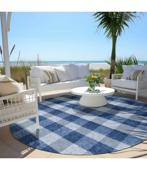 Addison Chantille ACN924-Navy 8 ft. X 8 ft. Round Rug