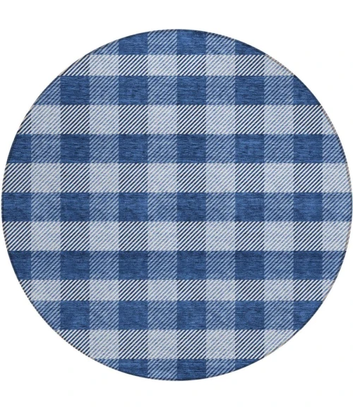 Addison Chantille ACN924-Navy 8 ft. X 8 ft. Round Rug