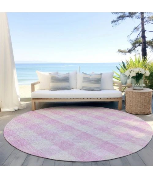 Addison Chantille ACN924-Pink 8 ft. X 8 ft. Round Rug