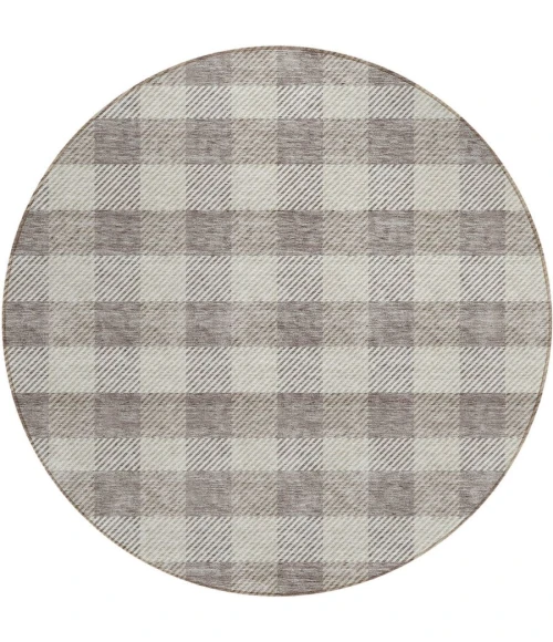 Addison Chantille ACN924-Taupe 8 ft. X 8 ft. Round Rug