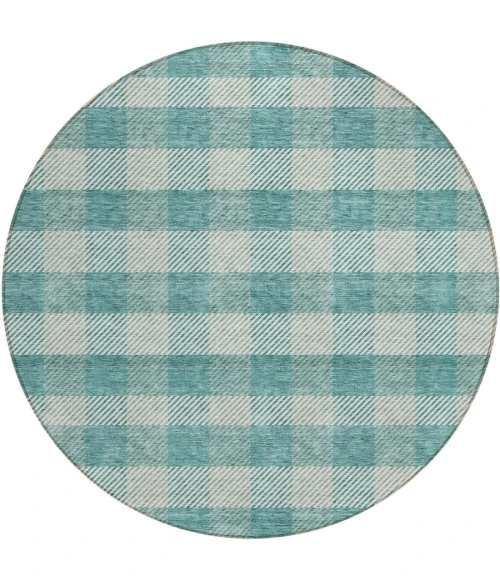 Addison Chantille ACN924-Teal 8 ft. X 8 ft. Round Rug