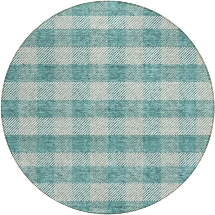 Addison Chantille ACN924-Teal 8 ft. X 8 ft. Round Rug