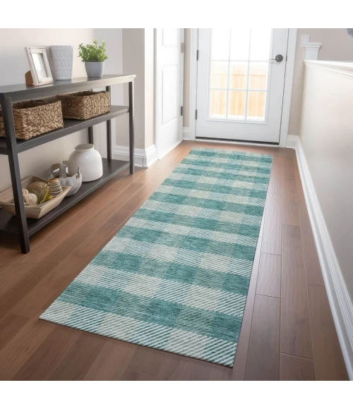 Addison Chantille ACN924-Teal 2 ft. 3 in. X 7 ft. 6 in. Rectangle Rug