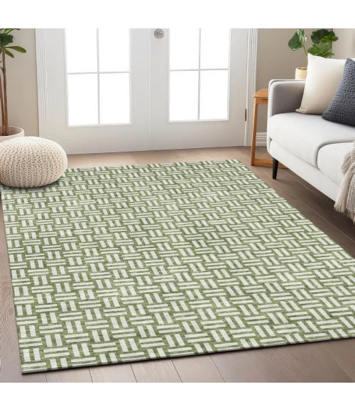 Addison Chantille ACN925-Green 5 ft. X 7 ft. 6 in. Rectangle Rug