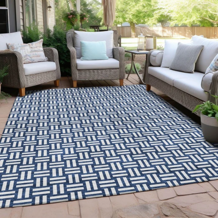 Addison Chantille ACN925-Navy 5 ft. X 7 ft. 6 in. Rectangle Rug
