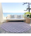 Addison Chantille ACN925-Purple 8 ft. X 8 ft. Round Rug