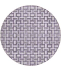 Addison Chantille ACN925-Purple 8 ft. X 8 ft. Round Rug
