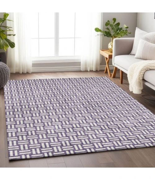 Addison Chantille ACN925-Purple 5 ft. X 7 ft. 6 in. Rectangle Rug