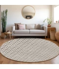 Addison Chantille ACN925-Taupe 8 ft. X 8 ft. Round Rug