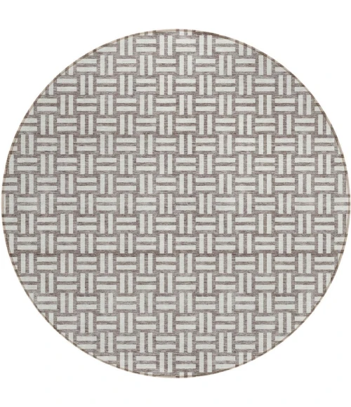 Addison Chantille ACN925-Taupe 8 ft. X 8 ft. Round Rug