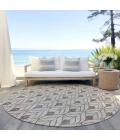 Addison Chantille ACN927-Brown 8 ft. X 8 ft. Round Rug