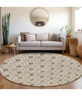Addison Chantille ACN927-Brown 8 ft. X 8 ft. Round Rug