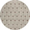 Addison Chantille ACN927-Brown 8 ft. X 8 ft. Round Rug