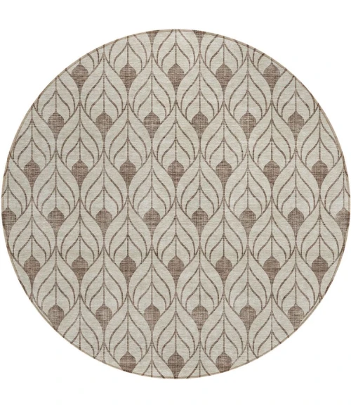 Addison Chantille ACN927-Brown 8 ft. X 8 ft. Round Rug