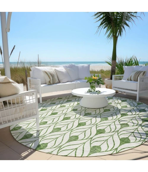 Addison Chantille ACN927-Green 8 ft. X 8 ft. Round Rug