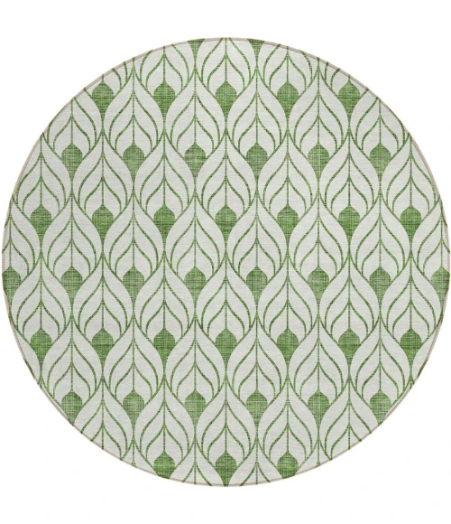 Addison Chantille ACN927-Green 8 ft. X 8 ft. Round Rug