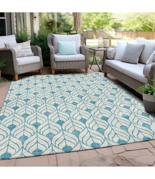 Addison Chantille ACN927-Teal 10 ft. X 14 ft. Rectangle Rug