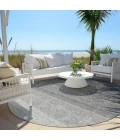 Addison Chantille ACN928-Black 8 ft. X 8 ft. Round Rug