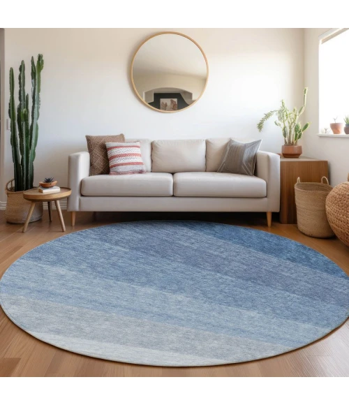 Addison Chantille ACN928-Blue 8 ft. X 8 ft. Round Rug