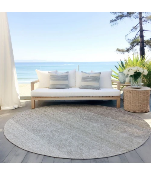 Addison Chantille ACN928-Brown 8 ft. X 8 ft. Round Rug