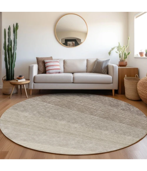 Addison Chantille ACN928-Brown 8 ft. X 8 ft. Round Rug