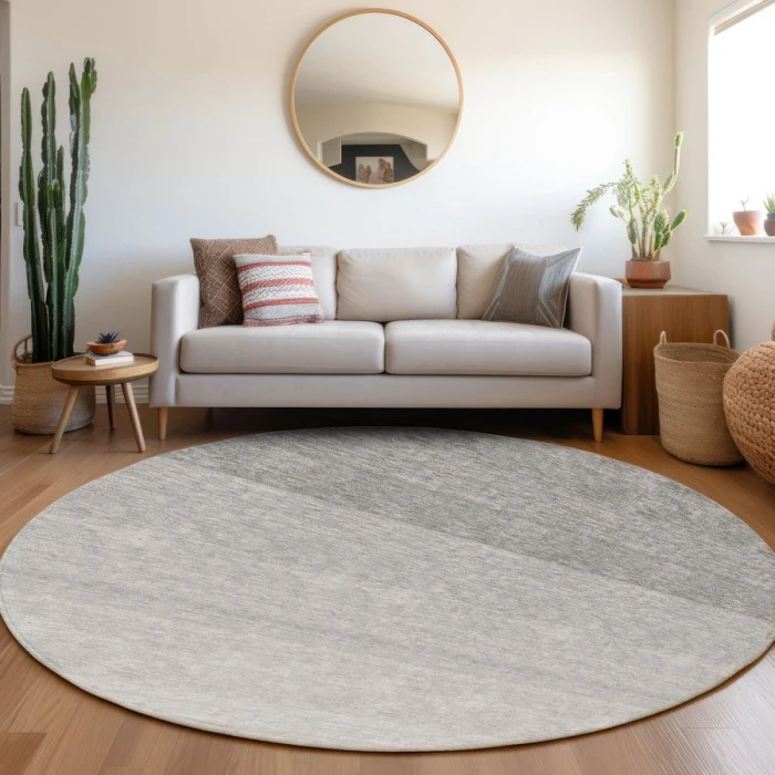 Addison Chantille ACN928-Gray 8 ft. X 8 ft. Round Rug