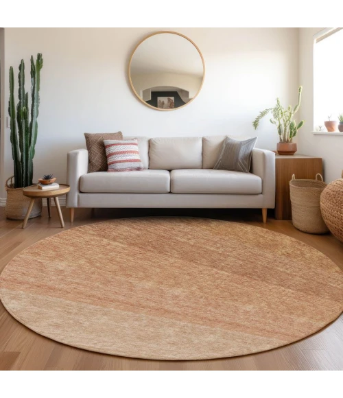 Addison Chantille ACN928-Paprika 8 ft. X 8 ft. Round Rug